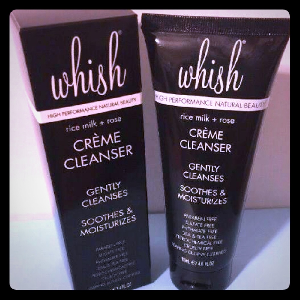 Whish: Crème Cleanser-Rice Milk + Rose (4oz)